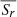 $ \overline{S_r} $