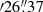 $ \prime{26}{{\overset{\prime\prime}{.}}}{37} $