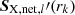 $ {\boldsymbol{S}}_{\mathrm{X,net},l}\prime(r_k) $