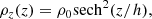 $$ \begin{aligned} \rho _z (z) = \rho _0 \mathrm{sech}^2{(z/h)}, \end{aligned} $$