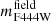 $ m_{\mathrm{F444W}}^{\mathrm{field}} $