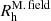 $ R_{\mathrm{h}}^{\mathrm{M.\,field}} $