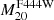 $ M_{20}^{\mathrm{F444W}} $