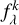 $f_\lambda ^k$