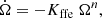 $$ \begin{aligned} \dot{\Omega }&= -K_{\rm ffe} \ \Omega ^n, \end{aligned} $$