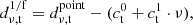 $$ \begin{aligned} d^\mathrm{1/f}_{\rm \nu , t} = d^\mathrm{point}_{\rm \nu , t} - (c^0_{\rm t} + c^1_{\rm t} \cdot \nu ), \end{aligned} $$