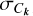 $\[\sigma_{C_{k}}\]$