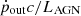 $ \dot{p}_{\mathrm{out}}c/L_{\mathrm{AGN}} $