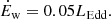 $$ \begin{aligned} \dot{E}_{\rm w} = 0.05L_{\rm Edd}. \end{aligned} $$