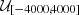 $ {\cal U}_{[-4000,4000]} $