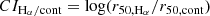 $$ \begin{aligned} CI_{\mathrm{H}_{\alpha }/\mathrm{cont}} = \mathrm{log}(r_{\rm 50,H_{\alpha }}/r_{\rm 50,cont}) \end{aligned} $$