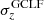 $ \sigma_{z}^{\mathrm{GCLF}} $