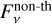 $F_v^{{\rm{non - th}}}$