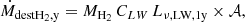 $$ \begin{aligned} \dot{M}_{\rm {destH_2,y}}= M_{\rm {H}_2}\, C_{LW} \, L_{\nu ,\mathrm{LW},\mathrm{1y} } \times \mathcal{A} , \end{aligned} $$