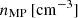 $ {n_{\mathrm{MP}}\,[\mathrm{cm}^{-3}]} $