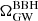 $ \Omega_{\mathrm{GW}}^{\mathrm{BBH}} $