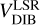 $V_{{\rm{DIB}}}^{{\rm{LSR}}}$