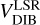 $V_{{\rm{DIB}}}^{{\rm{LSR}}}$