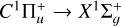 $\[C^1 \Pi_u^{+} \rightarrow X^1 \Sigma_g^{+}\]$