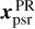 $x_{{\rm{psr}}}^{{\rm{PR}}}$
