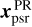 $x_{{\rm{psr}}}^{{\rm{PR}}}$