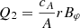 $ \displaystyle Q_2=\frac{c_{A}}{A}r B_\varphi $