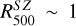 $R_{500}^{SZ}\~1$