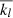 $ \overline{k_l} $