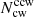 $ N^{\mathrm{ccw}}_{\mathrm{cw}} $