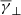 $ \overline{\gamma}_{\bot} $