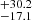 $ ^{+30.2}_{-17.1} $