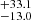 $ ^{+33.1}_{-13.0} $