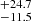 $ ^{+24.7}_{-11.5} $