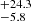 $ ^{+24.3}_{-5.8} $