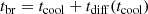 $$ \begin{aligned} t_{\rm br}= t_{\rm cool}+t_{\rm diff}(t_{\rm cool}) \end{aligned} $$