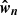 $ \boldsymbol{\hat{w}_n} $