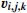 $ \boldsymbol{v_{i, j, k}} $