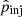 $ \hat{p}_{\mathrm{inj}} $