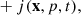 $$ \begin{aligned}&+ j(\mathbf x , p, t), \end{aligned} $$
