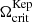 $ \Omega_{\mathrm{crit}}^{\mathrm{Kep}} $