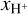 ${x_{{{\rm{H}}^ + }}}$
