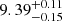 $ {9.39}_{-0.15}^{+0.11} $