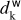 $d_{\rm{k}}^{\rm{w}}$