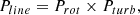 $$ \begin{aligned} P_{line} = P_{rot} \times P_{turb}, \end{aligned} $$