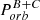 $ P_{orb}^{B+C} $