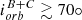$ i_{orb}^{B+C} \gtrsim 70\circ $