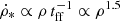 $ \dot{\rho}_* \propto \rho\, t_{\mathrm{ff}}^{-1} \propto \rho^{1.5} $