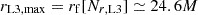 $ r_{\mathrm{L3,max}} = r_{\mathrm{f}}[N_{r,\rm L3}] \simeq 24.6 M $