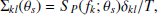 $$ \begin{aligned} \Sigma _{kl}(\theta _s) = S_P(f_k;\theta _s) \delta _{kl}/T, \end{aligned} $$