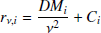 $$ \begin{aligned} r_{\nu ,i} = \frac{DM_i}{\nu ^2} + C_i \end{aligned} $$